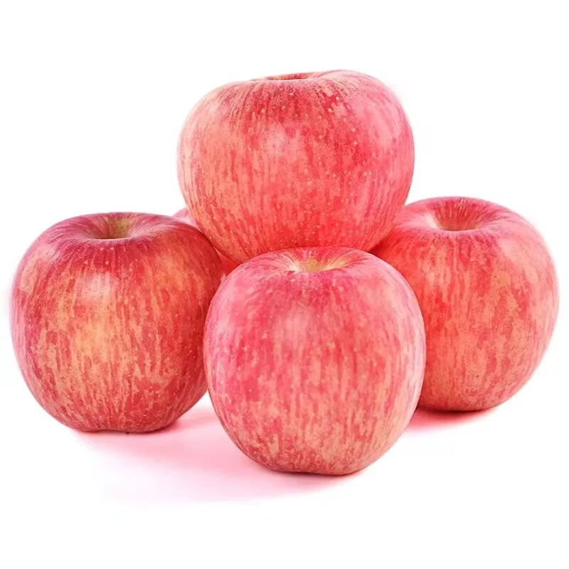 Freshly picked red Fuji apples from Shaanxi are in season, crispy, sweet and ugly apples, rock sugar crispy Fuji apples, whole box, selected 9kg, net weight 8-8.5kg, 80mm and above
