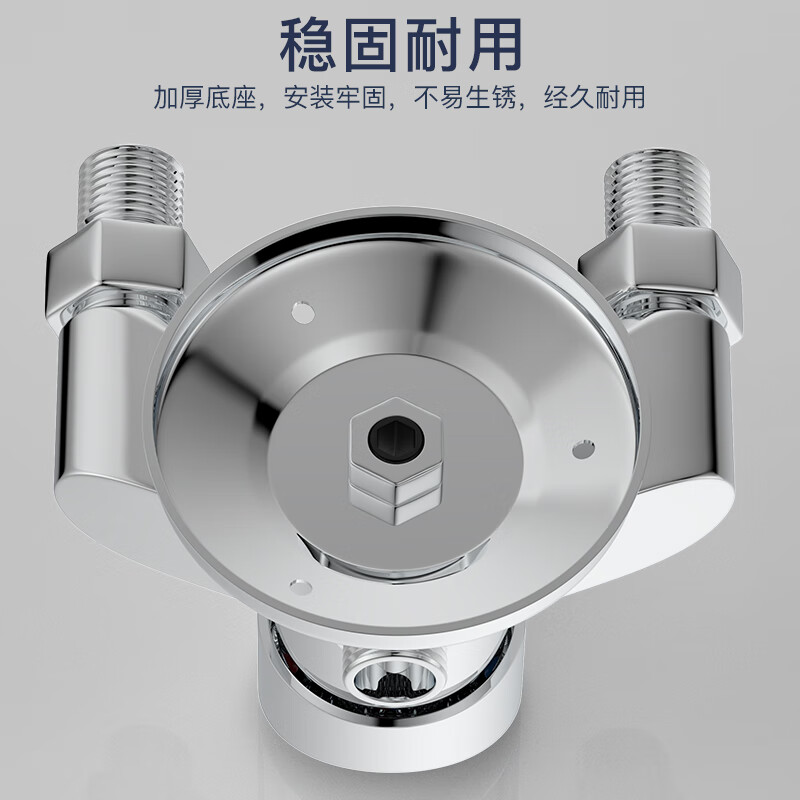 Kegoo Brass Mixing Valve Bathroom Shower Faucet Exposed Bathroom Shower Hot and Cold Switch Faucet K3014