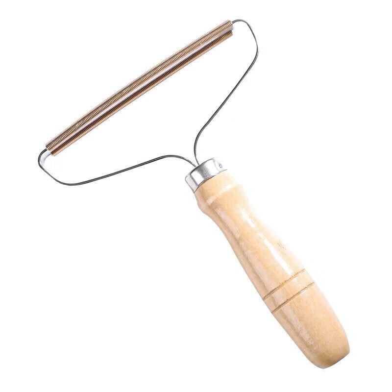 Wooden handle hair remover household hair remover manual cashmere coat sweater hair removal ball brush pet sticky hair scraper hair scraper 1 handle