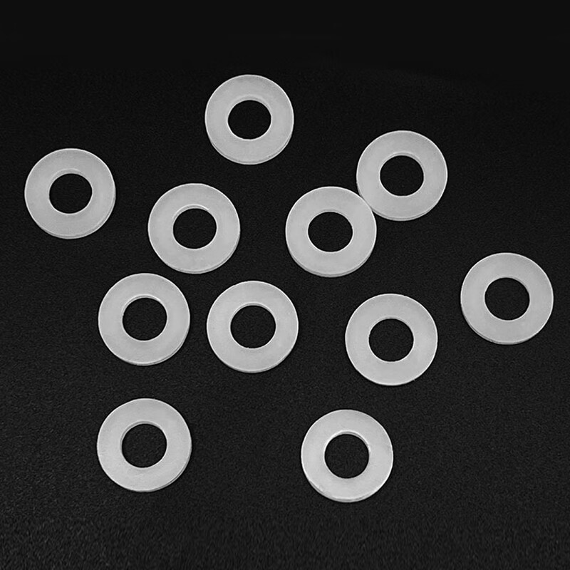 Deqi silicone gasket, pressure-resistant, anti-freeze and anti-aging rubber, faucet water pipe hose seal, white, silicone 4 points (20 pieces) Jingcang