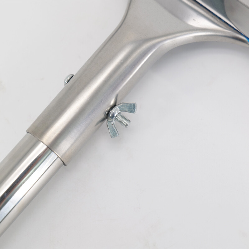 Hasdick floor wiper 75cm rubber (stainless steel pole) bathroom wiper floor scraper wiper sweeper commercial floor scraper HKZX-63