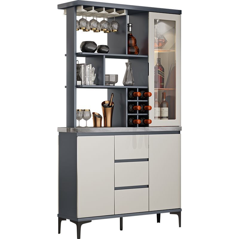 Kaidig Italian minimalist living room entrance cabinet 1.15m piano paint multi-functional wine cabinet partition cabinet hall cabinet entrance screen cabinet 1.15m