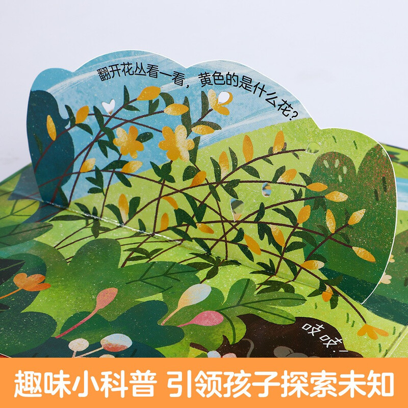 20 off for orders over 69. Revealing the Small World Cognition - Revealing the Four Seasons (Enlightenment Early Education Popular Science Picture Book for Children Aged 0-2) Flip + Cave Design Le Fun Children's Book Children's Enlightenment Popular Science Cave Book Savings Card