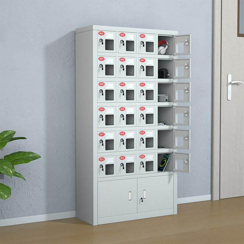 Jingdu mobile phone storage cabinet factory unit mobile phone storage cabinet locker electronic equipment storage cabinet 24-door storage cabinet can be customized
