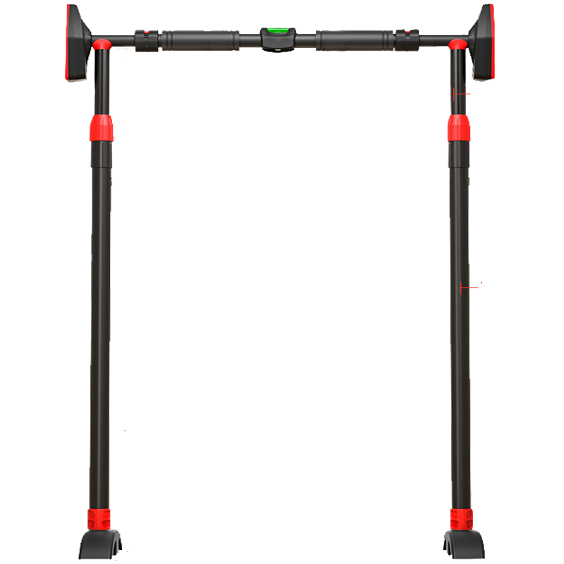 Burning ice anti-fall pull-up horizontal bar without punching indoor support anti-fall single parallel bar home fitness exercise device anti-fall horizontal bar installation width 136-180 cm