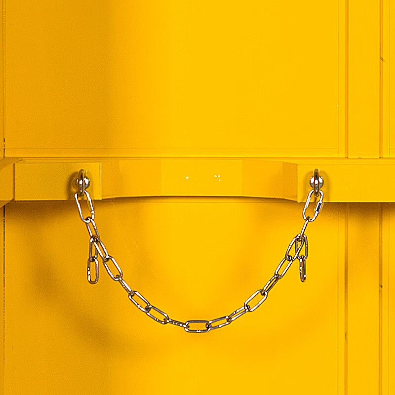 Haike Yijia intelligent all-steel gas cylinder cabinet chemical safety cabinet single, double, three-bottle gas bottle cabinet with alarm hydrogen-oxyacetylene gas cylinder safety cabinet white single bottle without alarm single-door explosion-proof cabinet