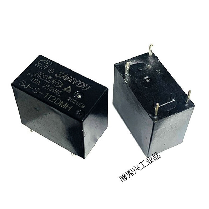 SJ-S- 105 112 124DMH 5V12V 24V 4 pins normally open 10A 250V SJ-S-124DMH(24V) 5 pcs