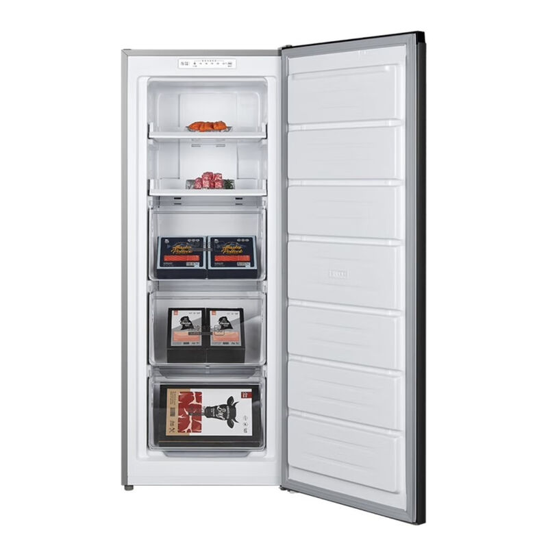 Omar freezer vertical air-cooled frost-free first-class double frequency conversion deep cooling quick cooling BD-165EMF/B polar rock household Omar freezer vertical air-cooled frost-free first-class double frequency conversion