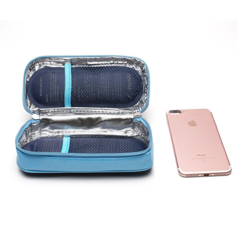 Manchuo Biogel Ice Bar Ice Peak Refrigerated Bag Coolant Ice Bag Portable Medicine Coolant Ice Pack Customized Black 2 Pack