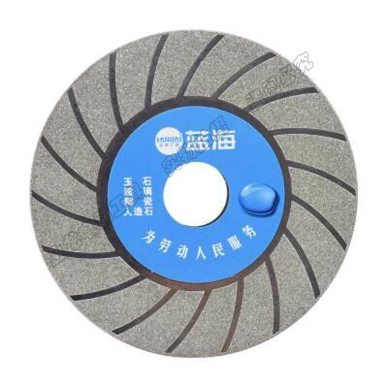 Shantou Lincun Lujiuxi tool stone circular saw blade grinding disc ceramic jade glass artificial stone tile polishing grinding cutting disc blue sea flower type grinding disc