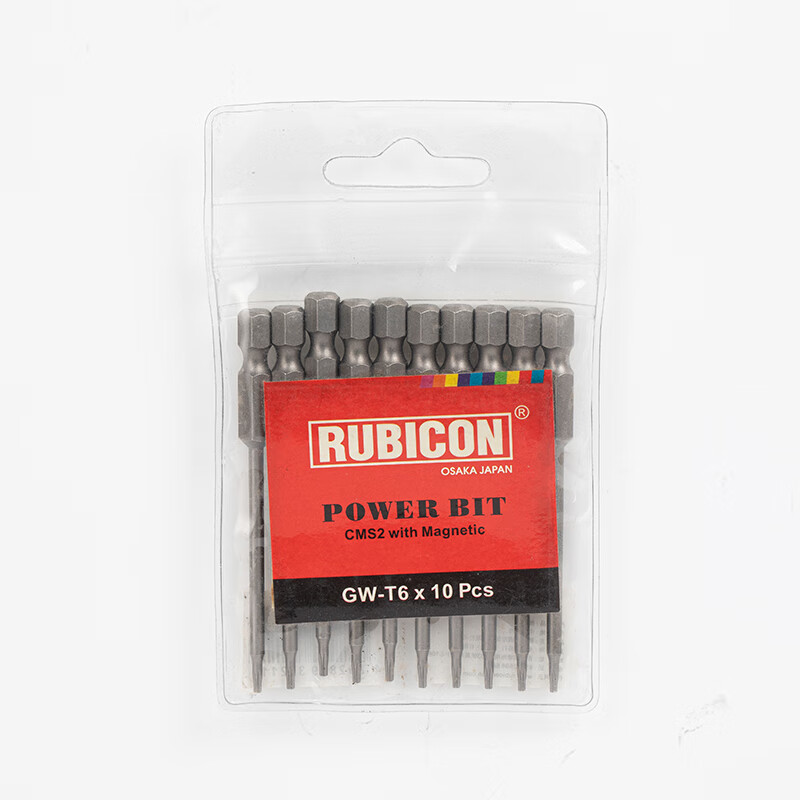 Robin Hood (RUBICON) Robin Hood bit industrial star-shaped pneumatic bit nozzle star-shaped hole electric screwdriver bit pneumatic bit GW-T30T30x75mm ten pieces