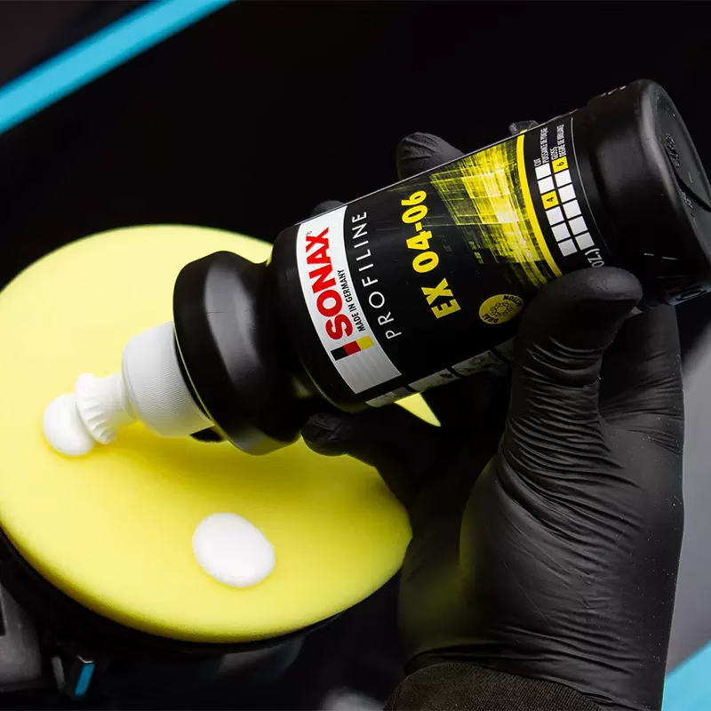 SONAX car paint scratch removal polishing agent abrasive wax beauty shop polishing wax repair hair dazzling scratches fine wax 208300 large bottle 1000ML