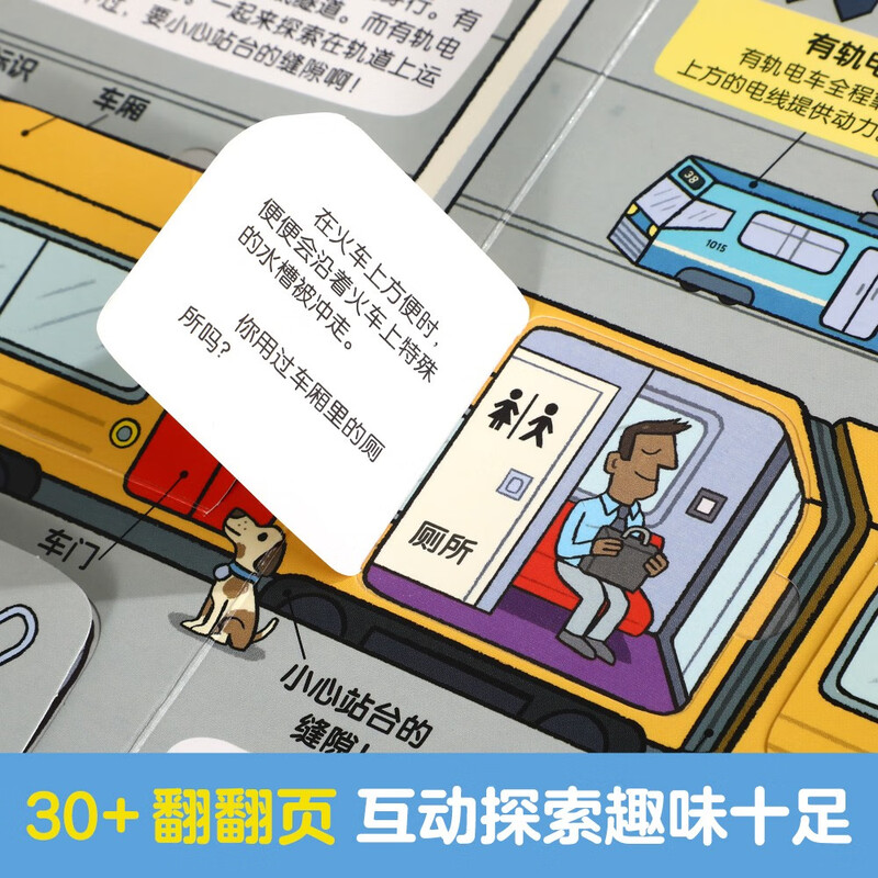 18 off for those over 87, a variety of means of transportation - Little Explorer Flip Books for Fun, 3-6 Years Old Children's Popular Science Cognition Cartoon Flip Books, Toddler Enlightenment, Children's Books