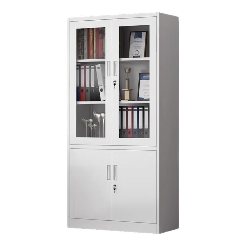 Zhongcun Steel Office Iron File Cabinet Information Cabinet File Cabinet Financial Voucher Cabinet Cabinet with Lock Locker Short Cabinet Large Equipment File Cabinet Regular Style