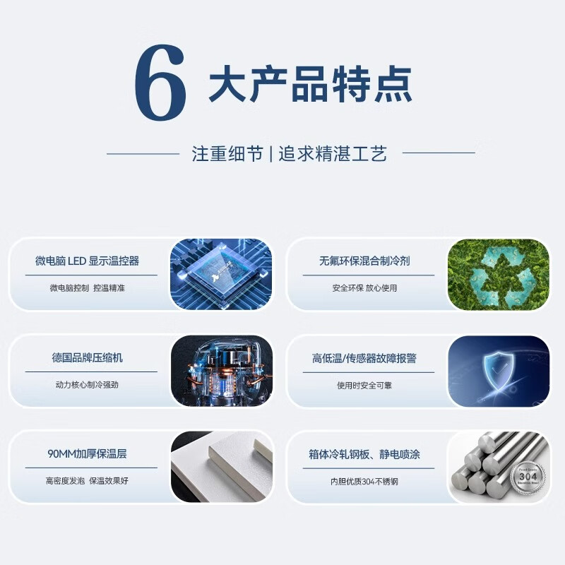 Xiniu Technology vertical ultra-low temperature freezer laboratory digital display large capacity refrigeration and refrigeration vertical freezer (ordinary model) XU-60L278