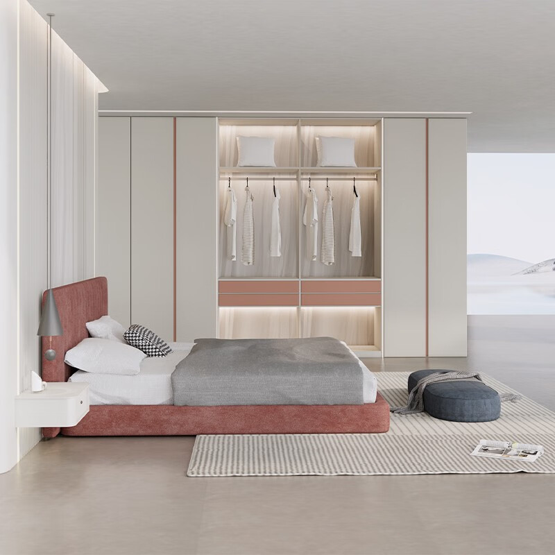 Paterson Wanshang specializes in Paterson whole-house customized furniture, European pine board cabinet doors, cabinets and wardrobes, customized simple and modern, prepayment, non-commodity price