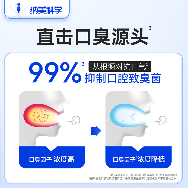 Namei Oral Baking Soda Toothpaste Fresh Breath Whitening Removes Yellowing and Removes Teeth Stains Set 3 pieces total 520g