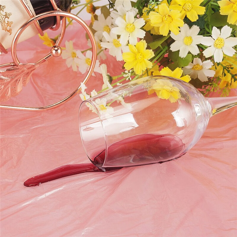 Ermei disposable tablecloth thickened 180cm x 28m tablecloth self-cut pink