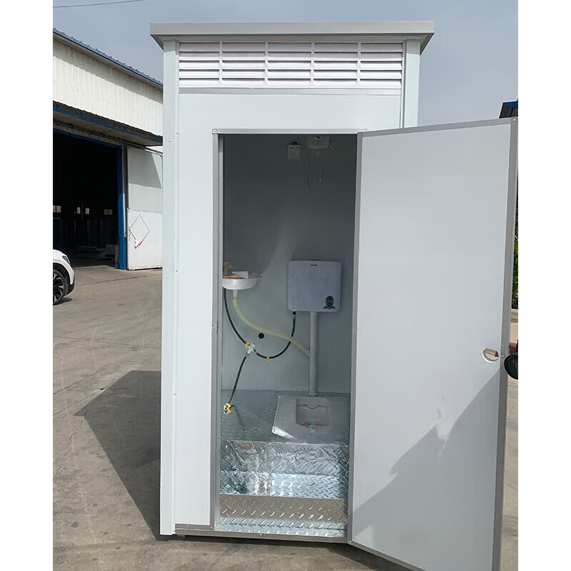 Huili's mobile toilet, bathroom, shower room, integrated household outdoor rural dry toilet, park temporary environmentally friendly toilet 3.1*1.1*2.35 meters feces box