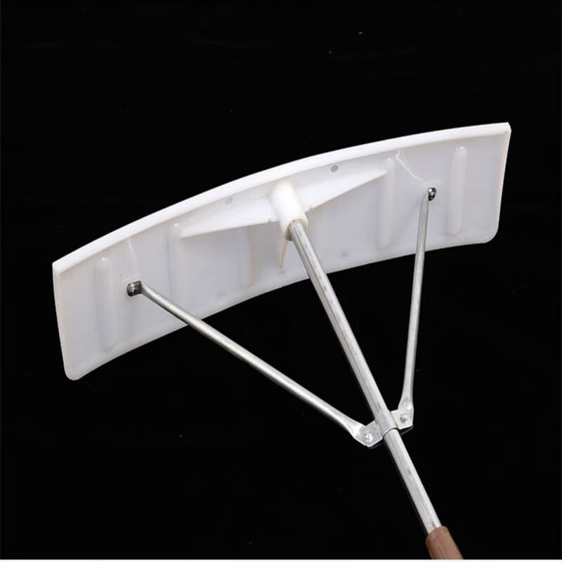 Snow scraper, greenhouse snow scraper, snow rake, outdoor snow scraper, snow removal tool, plastic thickened snow pusher, 78*17 cm scraper + four-meter telescopic pole