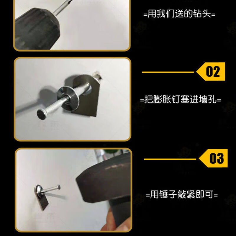 Core-hit gecko fixed quick nail expansion nail insert piece American expansion nail quick nail expansion nail strong M6 customized 6*50 mm 50 pieces