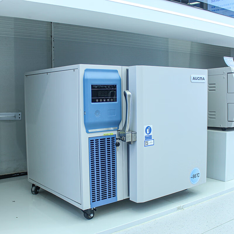 Aucma Medical Ultra-low Temperature Refrigerator-86 Scientific Research Laboratory Vertical Freezer-80 Degree Cryogenic Quick Freezing Commercial Industrial-40 Degree Vaccine Plasma Medical Low Temperature Storage Box 66 Liters -40~-86 Adjustable DW-86L66