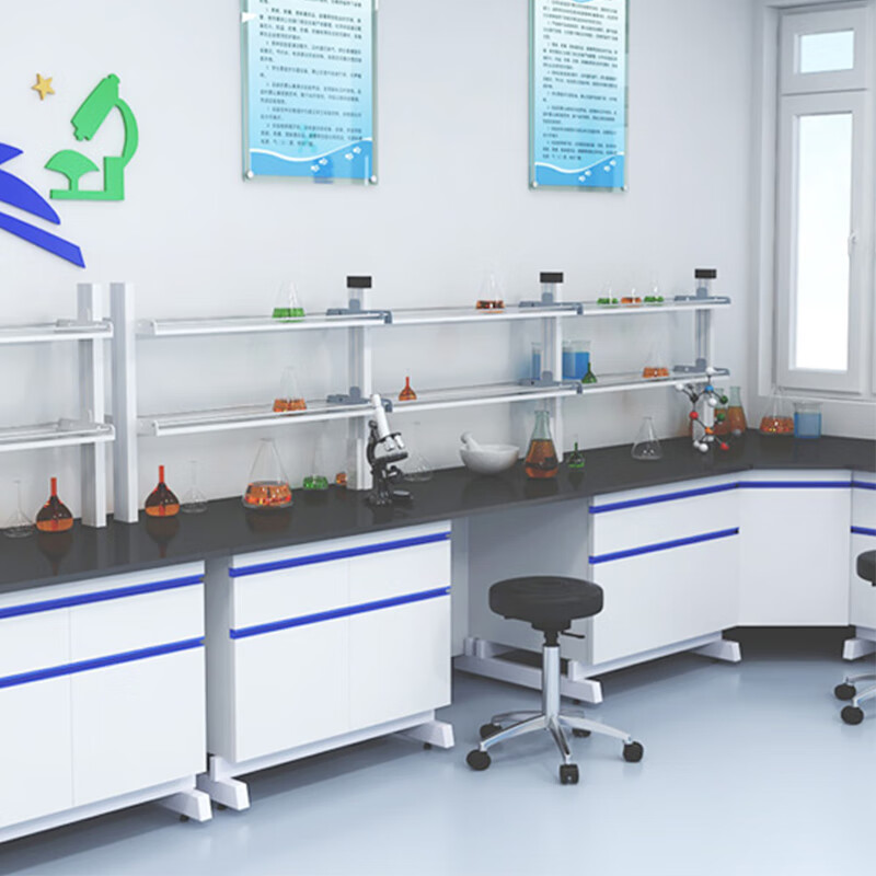 Kaiyuan Laboratory Workbench All Steel Corrosion Resistant Acid and Alkali Resistant High Temperature Operation Bench Experiment Table All Steel 2000*750*800mm KY-SYT08