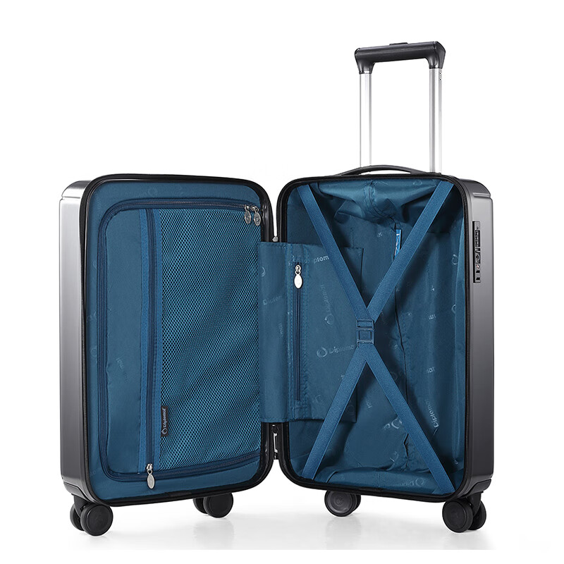 Diplomat diplomat trolley suitcase 20 inches large capacity sturdy and durable suitcase boarding case HM-61082