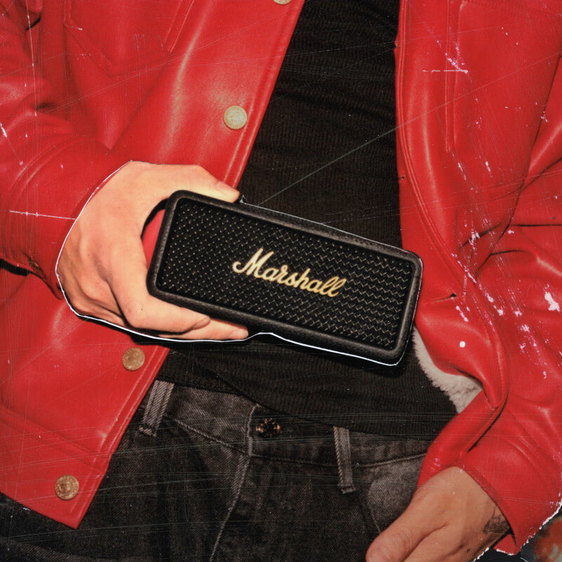 Marshall EMBERTON III Wireless Bluetooth Portable 3rd Generation Speaker Outdoor Dustproof and Waterproof Mini Speaker Black Gold