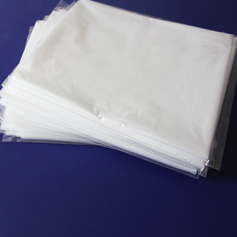 Masfor Disposable Dust Bag Dry Cleaning Shop Transparent Clothes Bag PE Plastic Cover Dust Cover 60*90CM 2 Silks (50 pcs/pack)
