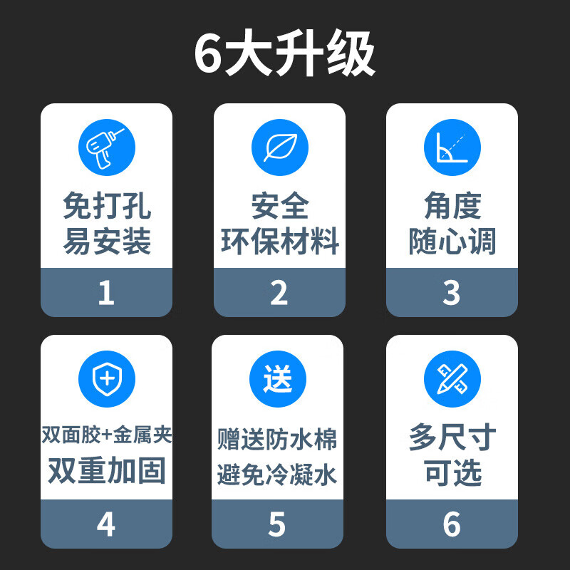 Keruier central air-conditioning baffle ceiling machine windshield office air outlet anti-direct blowing air-conditioning windshield one-piece-60 cm