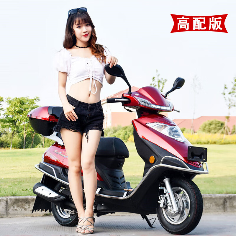 Brand new National IV EFI Yuzuan style fuel scooter complete vehicle for men and women 125 fuel-saving motorcycle