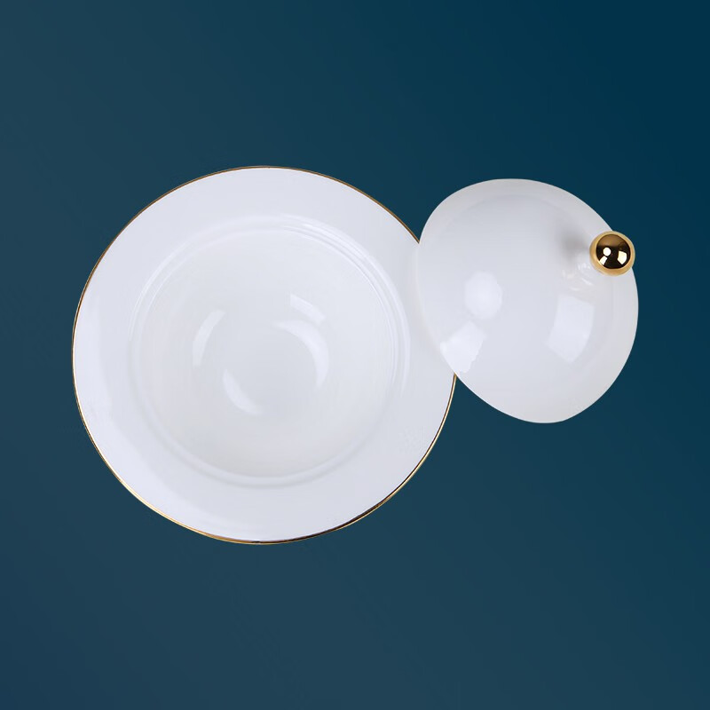 Tao Xianghui Hotel Stew Cup Ceramic Bowl Waterproof Stew Cup Single Serve with Stove One Wing Bowl Sea Cucumber Cup Bird's Nest Stew Cup Phnom Penh - Spherical Swallow Wing Abalone Cup