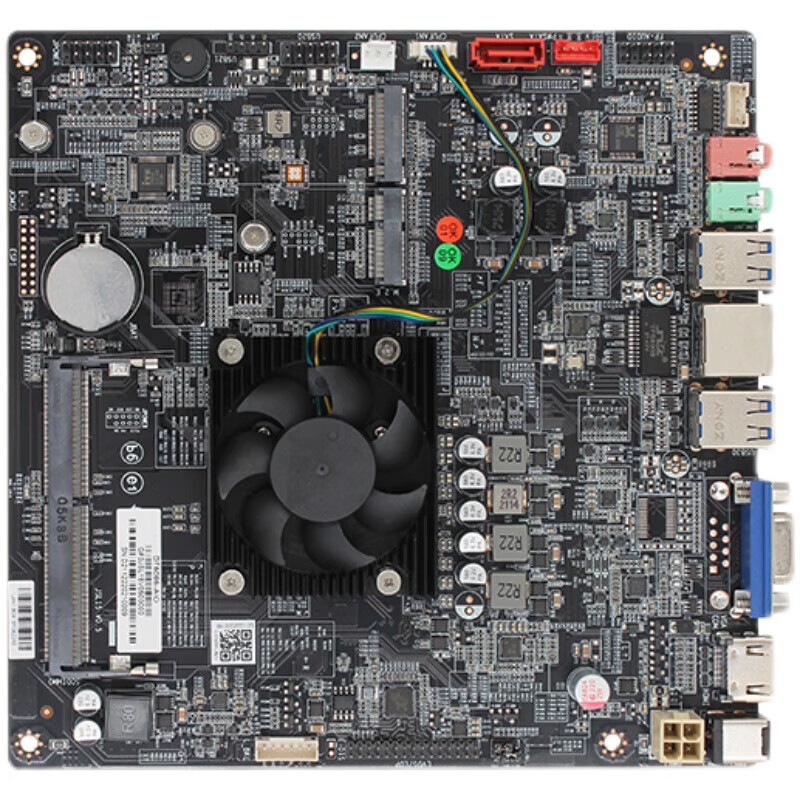 Datang 11th generation n5095 quad-core motherboard touch all-in-one industrial control board lvds gigabit network itx black