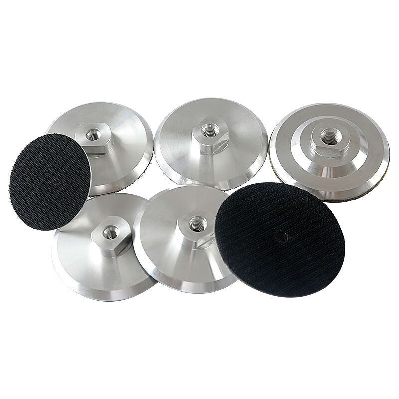 MANNUO water grinding disc adhesive disc aluminum alloy suction cup self-adhesive tray angle grinder grinding head water grinder polishing disc polishing hard drive thickened 4 inches 10 cm m10 hole