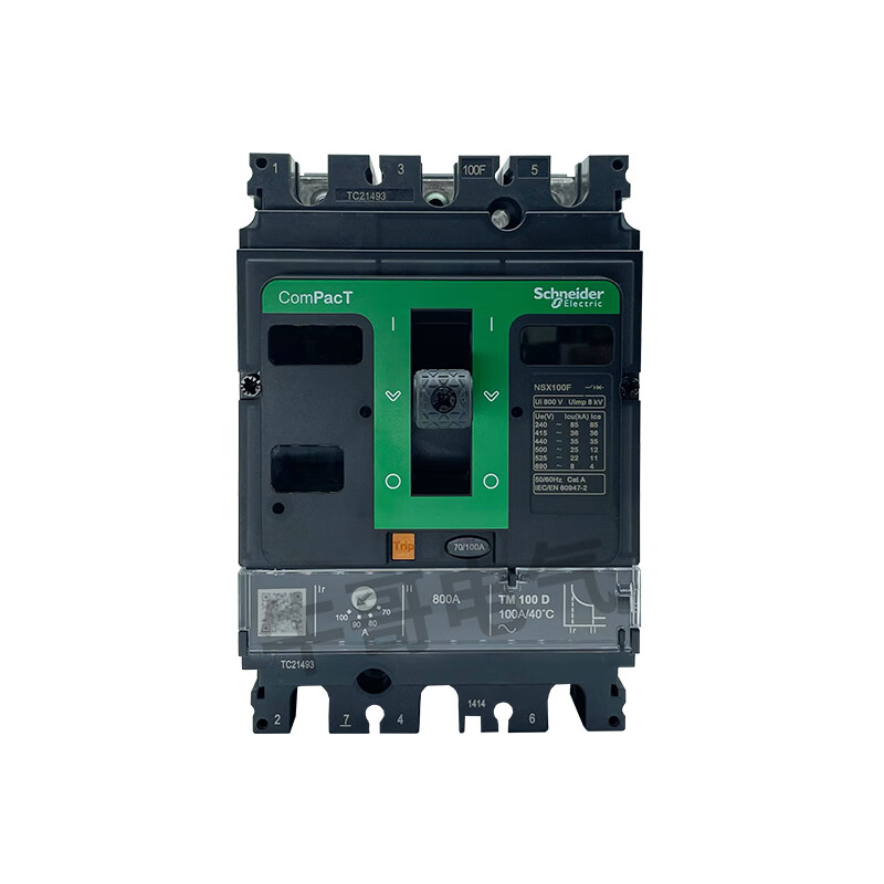Schneider molded case circuit breaker NSX100F TMD 100 3P3D F/160A/250A/400A/63 NSX100FTMD1003P3DFC1