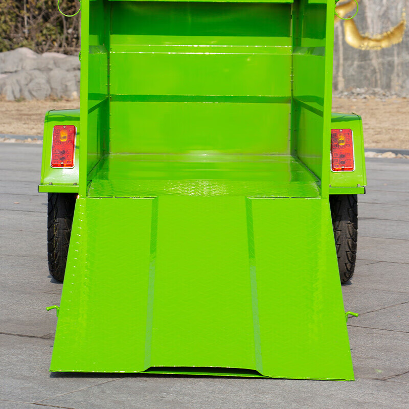 Shukou (Supercloud) electric three-wheeled garbage truck, street cleaning truck, sanitation truck, residential property community trash can transfer cleaning truck, 240L double bucket special