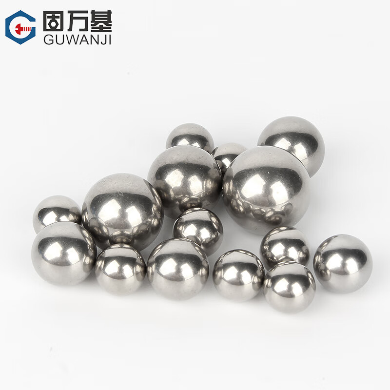 Guwanji 304 stainless steel precision bearing steel ball solid small steel ball round wave ball 0.5-6-8-9-30-60mm 8mm 50 pieces -304 material