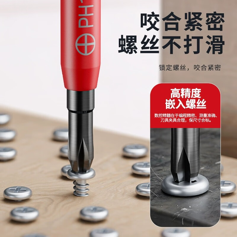 Delixi 14-in-1 screwdriver high-hardness electrician special-shaped screwdriver bit set household repair tools Delixi electrician screwdriver set 14-in-1