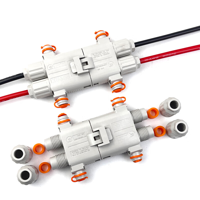100A pressure-free truck parking air-conditioning waterproof plug generator power supply Anderson male and female quick connector 100A pressure-free waterproof plug set free installation 1 set 1 set