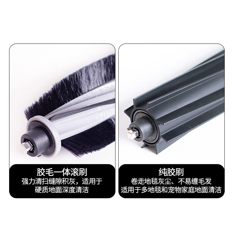 Crooke adapts to Ecovacs X2S/X2 Pro sweeping and mopping robot accessories, mop rag cleaning liquid, side roller brush filter dust bag, white mop holder 2 pack, free 2 rags