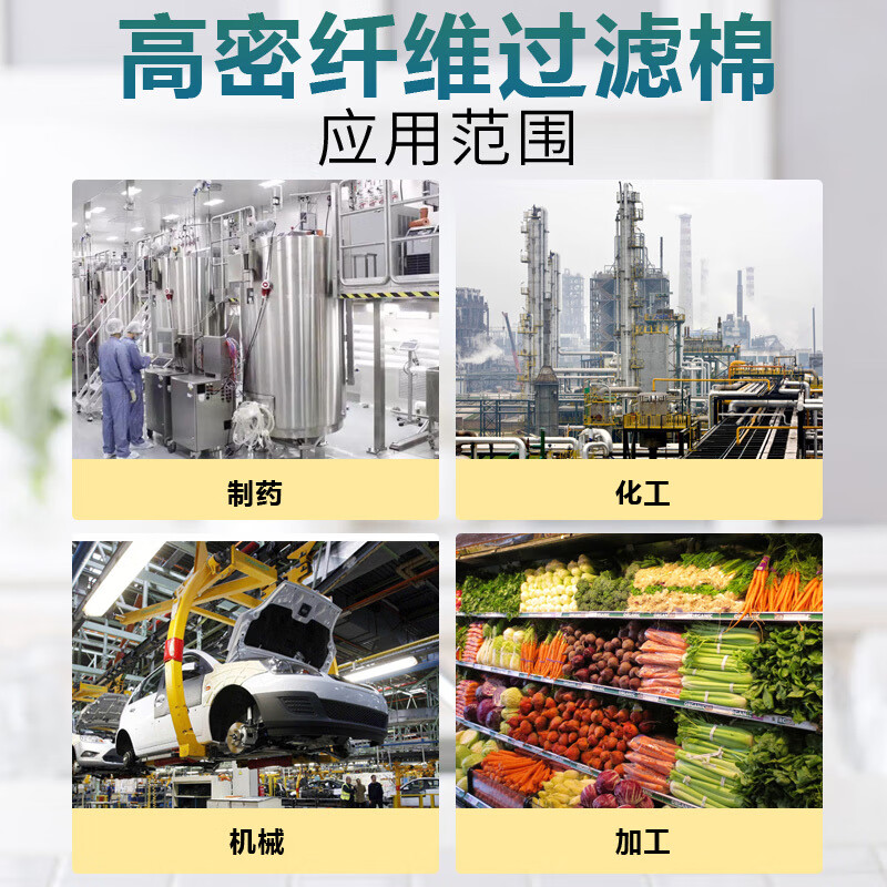 Primary-efficiency fiber filter cotton air outlet cotton dust-proof cotton high-density cuttable water tank purification fish tank filter cotton 1.5 meters wide * 3 meters long * 8 mm