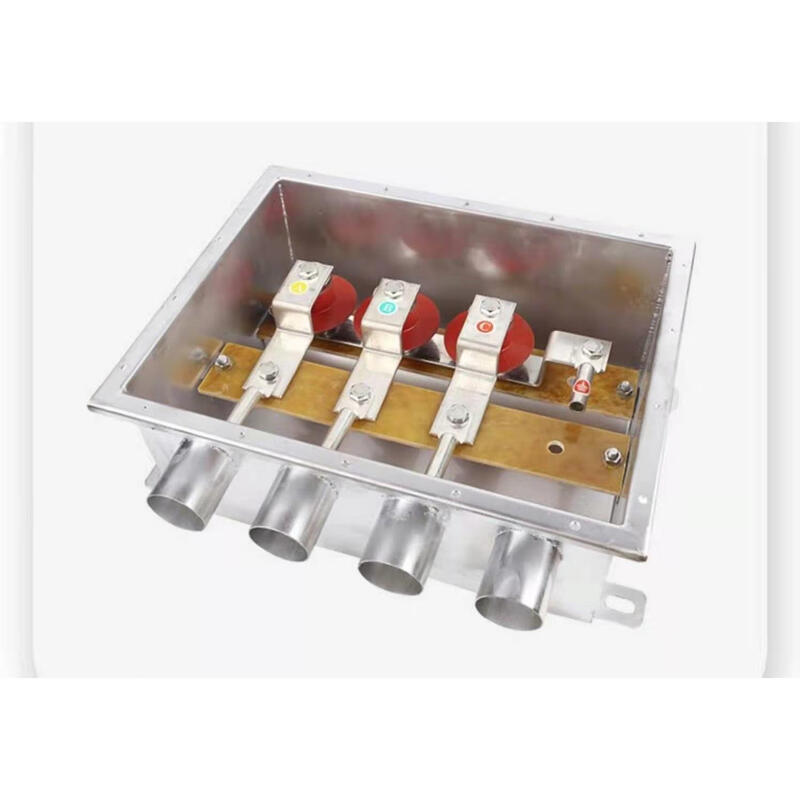 Stainless steel 35KV cross interconnection box 110K cable sheath protection grounding box direct grounding box supports customization 35 grounding box