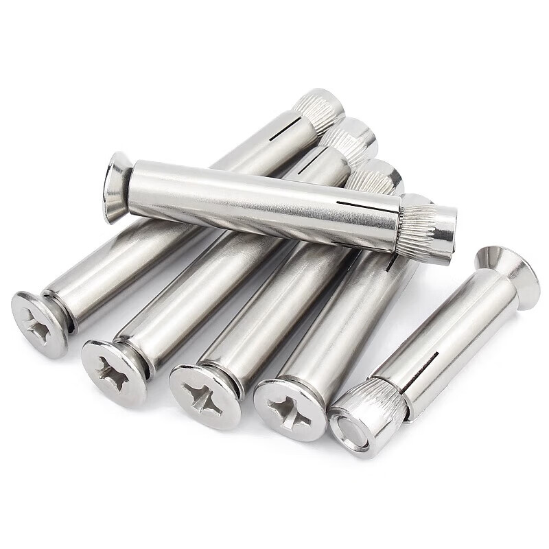 Jinchao national standard 304/201 stainless steel cross countersunk head internal expansion screw flat head bolt pull implosion MM6M8M10M12 M6*90 (2 pieces) national standard 304
