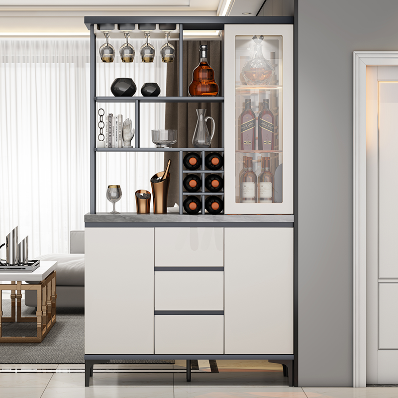 Kaidig Italian minimalist living room entrance cabinet 1.15m piano paint multi-functional wine cabinet partition cabinet hall cabinet entrance screen cabinet 1.15m