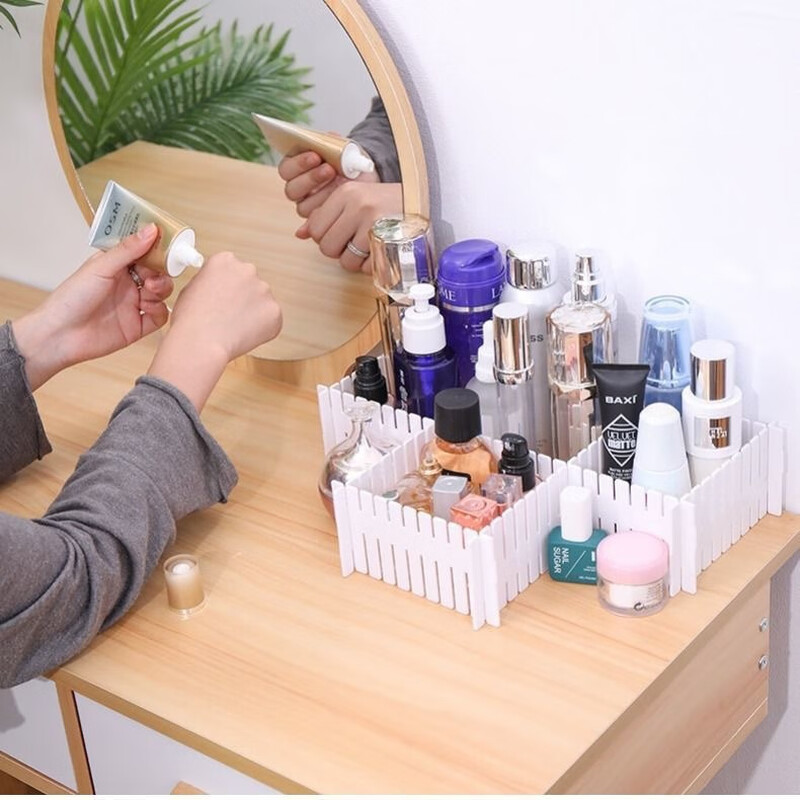 Jingdong Logistics drawer storage partition board plastic partition board free combination underwear and socks partition artifact drawer divider strip 20 pieces