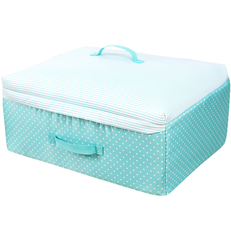 Fat Donglai's same style quilt storage bag, quilt clothing storage bag, clothing bag bag, household large-capacity waterproof starlight blue XXL (63x48x32cm)