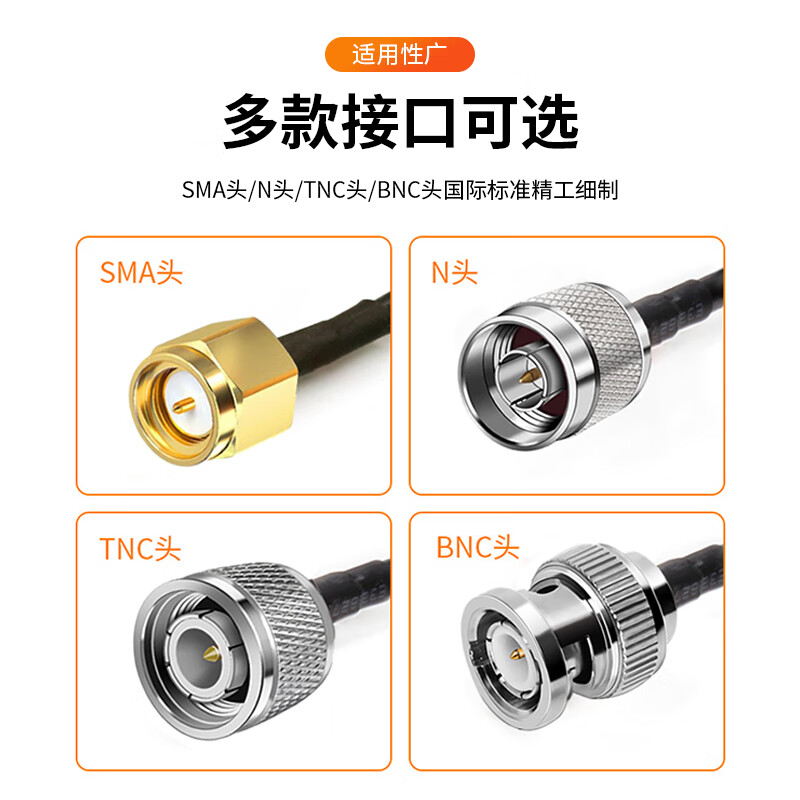 Fengyingzi Car Suction Cup Antenna Mobile Unicom Signal Enhancement Base Station Antenna 433MHZ Cylindrical Glue Stick SMA Inner Needle 3 Meters FYZ-TBA817