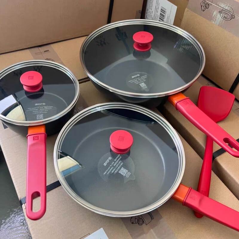 Zwilling German Zwilling non-stick pan Nowplus new pot kitchen household non-stick frying pan original authentic 24cm frying pan (comes with small spatula) original packaging