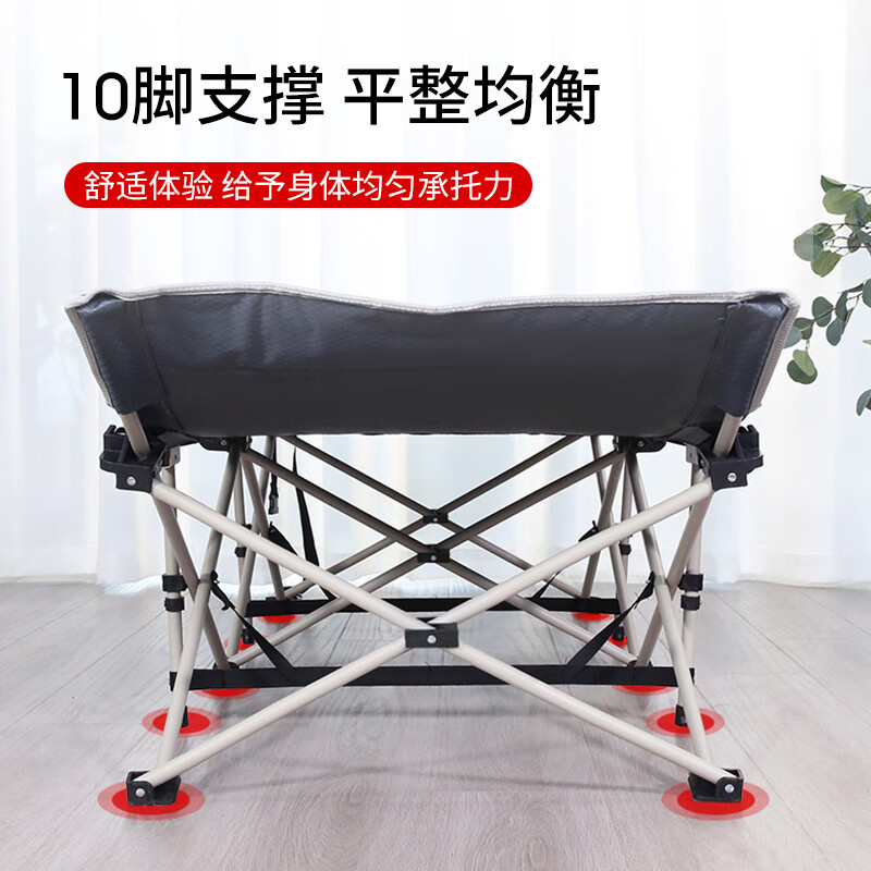 Restar folding sheet single office nap bed simple bed companion bed nap bed recliner 26 tubes standard flat style